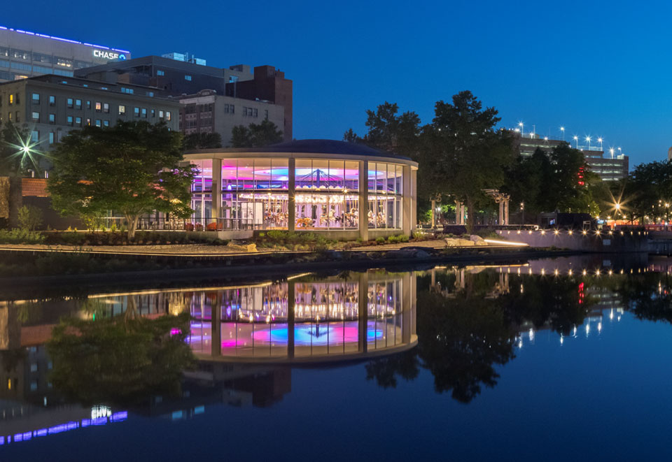 Spokane Parks Foundation Riverfront Park Night