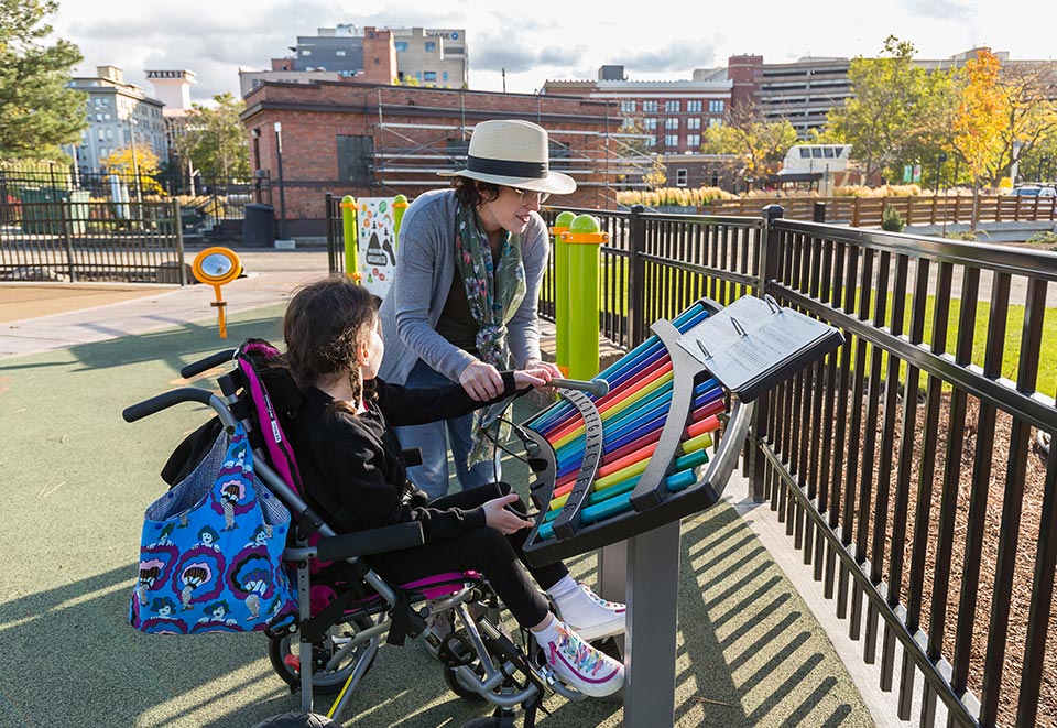 Spokane Parks Foundation Riverfront Providence Playscape Music