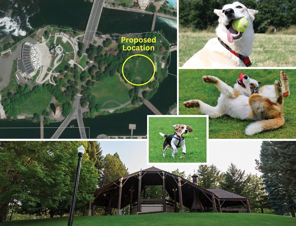 Spokane Parks Foundation Dog Park Location